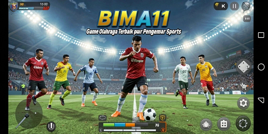 Tampilan gameplay yang menarik dan dinamis di BIMA11.