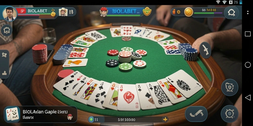 Tampilan gameplay Gaple yang menyenangkan dan interaktif.