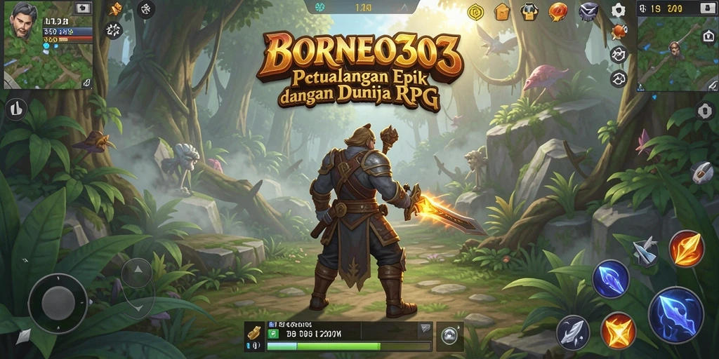 Tangkapan layar utama menunjukkan aksi seru dalam <strong>BORNEO303</strong> dengan grafik yang menawan.