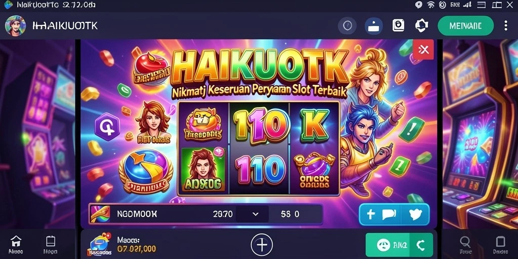 Tampilan menarik dari gameplay HAIKUOTK dalam permainan Slot.