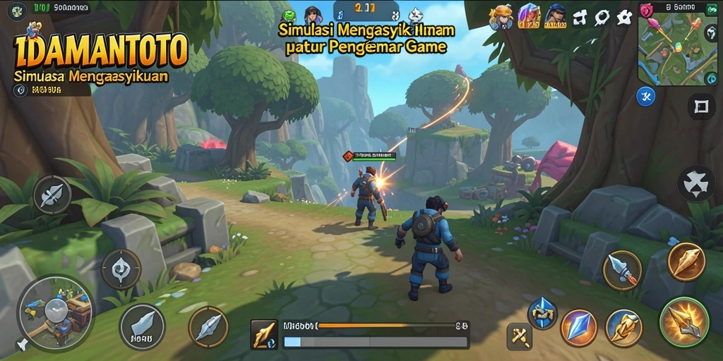 Tampilan gameplay menarik dari IDAMANTOTO dengan fitur simulasi yang realistis.