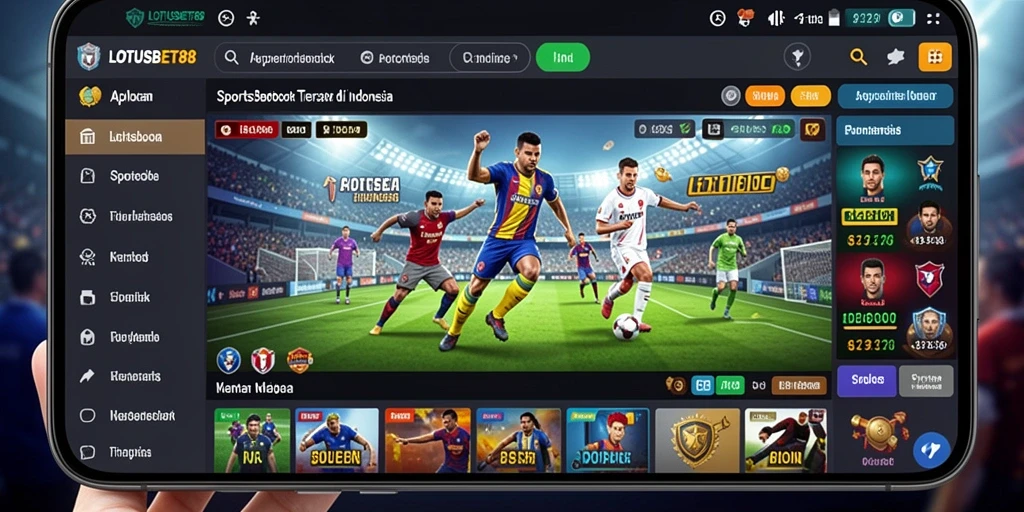 Tampilan gameplay menarik dan antarmuka user-friendly LOTUSBET88.