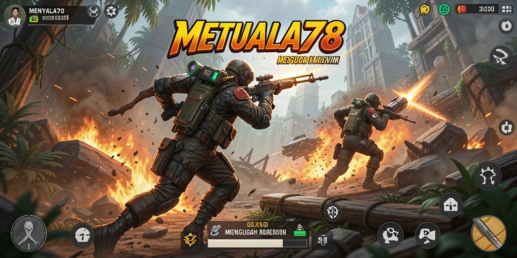 Tangkapan layar dari gameplay penuh aksi di MENYALA78.