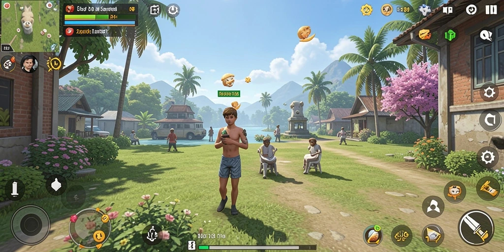 Screenshot gameplay <strong>OLX128</strong> yang menampilkan keseruan bermain.