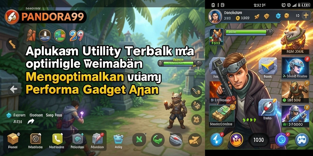 Tampilan utama PANDORA99 menunjukkan fitur utility yang memudahkan pengguna.