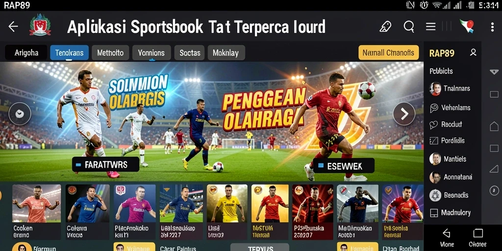 Tampilan menarik dari gameplay RAP89 yang penuh aksi.