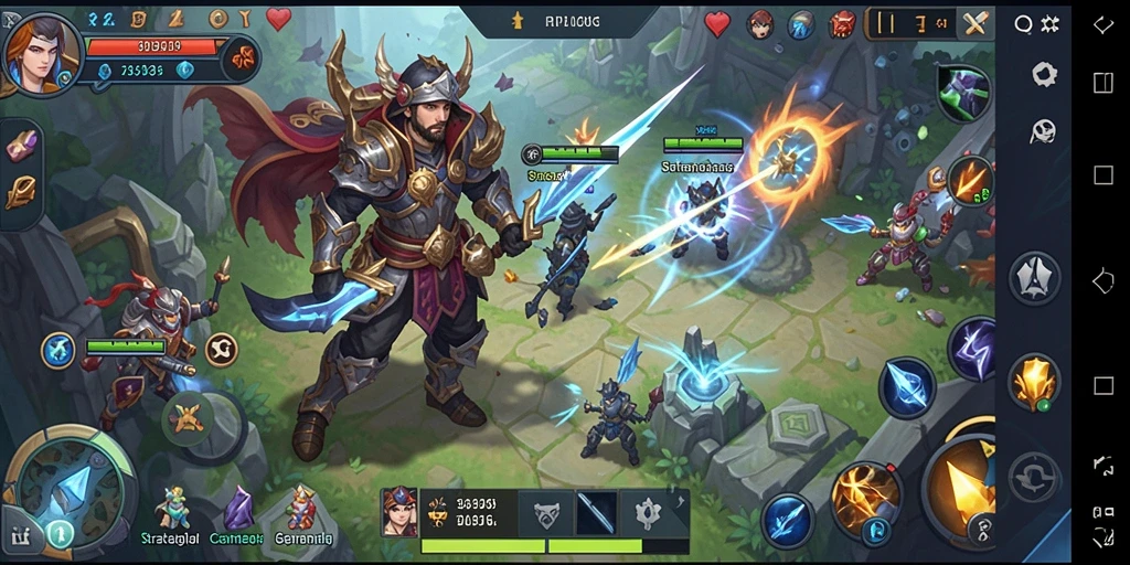 Screenshot utama RPLOOT menunjukkan aksi pertempuran yang mendebarkan dan strategi yang cerdas.