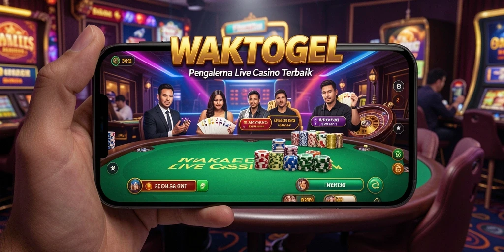 Tampilan gameplay Live Casino yang menawan dan interaktif.